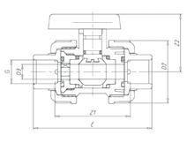 LAB Zawory labolatoryjne Zawór laboratoryjny DID LAB GW G SYMBOL D2 D3 Z1 Z2 C DN PN TYP 1250132 43 10 56 39 80 10 16 B ¼ 1250131 39 8 46 35 70