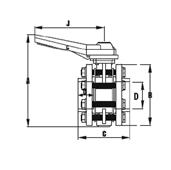 Zawory klapowe SYSTEM PVC - U Zestaw: zawór FVD + komplet tulei i kołnierzy ze śrubami FVF KW x KW D SYMBOL A B C J PN 63 1290033 264 161 143 235 10 75 1290034 264 186 162 235 10 90 1290035 288 200