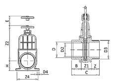 Zasuwy nożowe SYSTEM PVC - U Opis techniczny - uszczelnienie EPDM, - nóż i trzpień zasuwy wykonane z PVC (modele ZAS, ZAX, ZAR), - nóż zasuwy wykonany ze stali nierdzewnej oraz trzepień wykonany ze