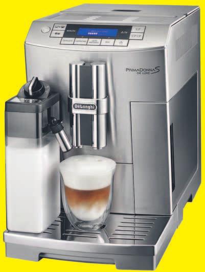 55 PRIMDONN CLSSIC otrzymają 4 kg kawy KIMBO za 1 zł. Rabat rozliczany jest przy kasie. Produkty objęte promocją: ECM 550.75.SB, ECM 650.85.