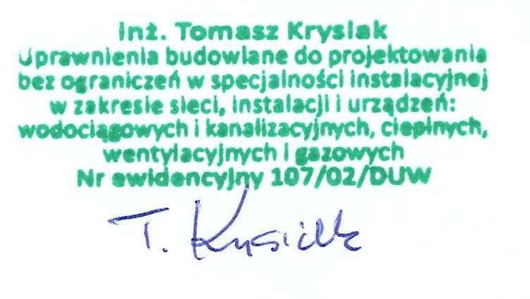 Biuro Projektów i Realizacji CENTRALA: Nr umowy: Obiektów Gospodarki Wodno-Ściekowej Tel/fax : (71) 34 16 925 NIP 899-01-07-131 - BIPROWOD - Sp. z o.o. 52-019 Wrocław ul.