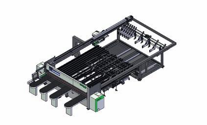 Selco WN6 C B A WNTR 610-630 - 650 3800X2200 4500X2200 mm mm A 5950 6650 B 9950 11490 C 4230 4930 Maksymalne wysunięcie piły 610 630 650 mm 95 108 123 Silnik piły głównej kw/hz 15,0-17,3/50-60