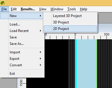 2) Nowy Projekt Komponenty budowlane Wybierz File New 2D Project Wprowadź opis aktualnego projektu w oknie Description Editor.