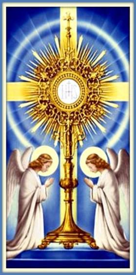 EUCHARISTIC ADORATION The eyes of all look to you, Lord, and you give them their food in due season.