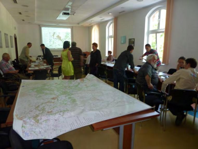 Warsztaty, Infrastruktura, Marketing i Korekta Map Opracowano 81 map gminnych i 6 map wielkoformatowych korytarzy turystycznych Odry i Międzyodrza, Regi, Parsęty i Radwi, Drawy, Myśli oraz