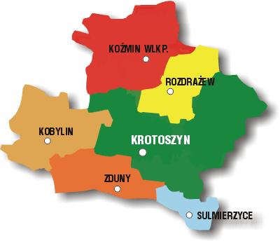 pl/imap/ W skład gminy Krotoszyn wchodzi miasto Krotoszyn oraz 29 sołectw: Baszyny, Benice, Biadki, Bożacin, Brzoza, Chwaliszew,