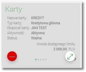 Edycja pulpitu odbywa się za pomocą przycisków znajdujących się na poszczególnych elementach.