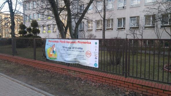 Od 1 marca promowaliśmy Warszawski Piknik Rodzinny Pramerica za pośrednictwem bannerów