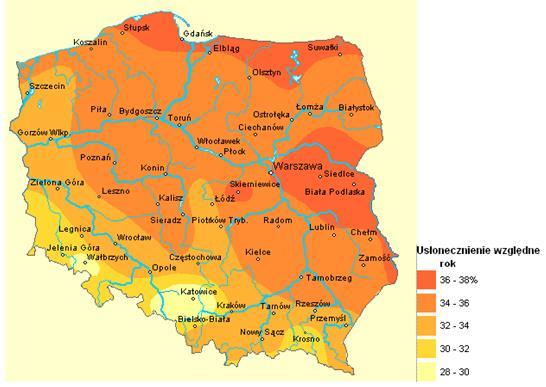 Warunki dla rozwoju energetyki w tej części województwa mazowieckiego są korzystne.