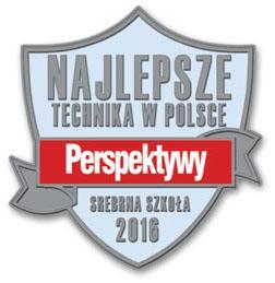 Ważne osiągnięcia W roku 2016 blichowska szkoła, po raz kolejny znalazła się wśród najlepszych techników w Polsce i po raz drugi