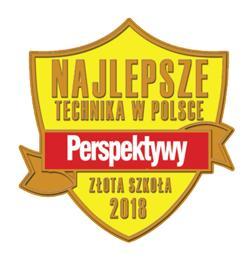 Ważne osiągnięcia W roku 2018 po raz piąty zdobyliśmy, wyróżnienie w Rankingu Szkół Ponadgimnazjalnych PERSPEKTYWY.