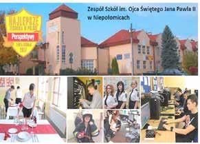 Zespół Szkół im. Ojca Świętego Jana Pawła II w Niepołomicach 32-005 Niepołomice plac Kazimierza Wielkiego 1 tel./fax (+48-12) 281 16 94 zs.niepo@poczta.onet.pl www.lo-niepolomice.