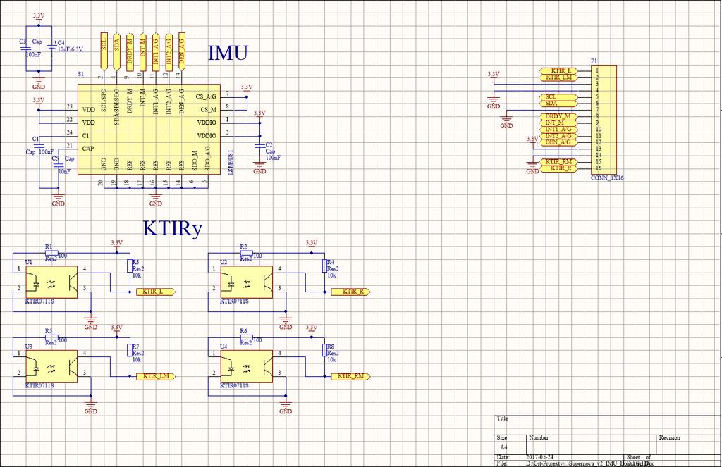 8.3 Płytka czujników KTIR oraz IMU 8 ELEKTRONIKA 8.