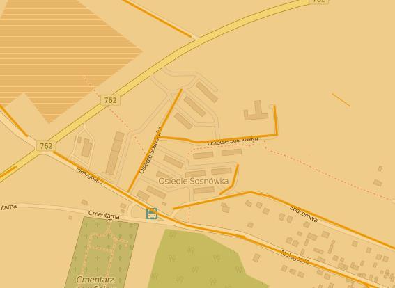 Mapa 7 Osiedle Sosnówka w Chęcinach