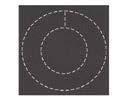 odrysować na arkuszu INSUL ROLL okręgi o takiej samej średnicy zewnętrznej co koło