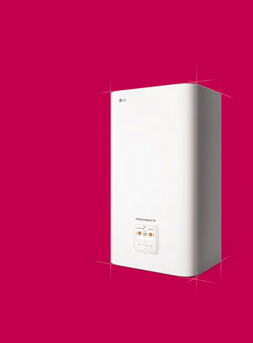 ENERGOOSZCZĘDNE OGRZEWANIE - ZAAWANSOWANA TECHNOLOGICZNIE POMPA CIEPŁA TYPU POWIETRZE-WODA THERMA V ZAKRES OGRZEWANIA DLA TEMPERATURY ZEWNĘTRZNEJ DO -20 C THERMA V produkcji LG jest pompą ciepła