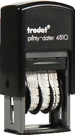 Datownik 4810 ISO/PL Trodat Datownik automatyczny Trodat 4810 z serii Printy w eleganckiej obudowie wyprodukowanej z odzyskanego