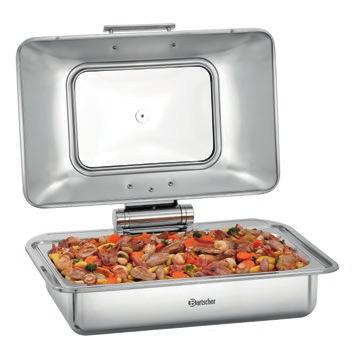 670 x gł. 420 x wys. 370 mm waga: 9,6 kg Chafing dish 1/1 "Flexible" pojemność: 8,5 l 1.029,00 * zł Nr art. 500507 274,00 * zł Nr art.