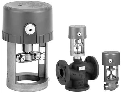 Karta informacyjna wyrobu VA-7150 Data wydania 02 2004 VA-7150 Elektryczny siłownik do zaworów W stęp Siłowniki z silnikiem synchronicznym z serii VA-7150 są oferowane w wersjach do sterowania