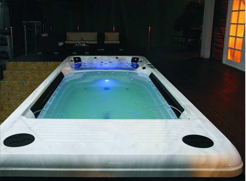 FH MAZUR - ANDRZEJ MAZUR Basen SPA z hydromasażem MOG-18288 Basen z przeciwprądem PROSWIM oraz SPA z hydromasażem.