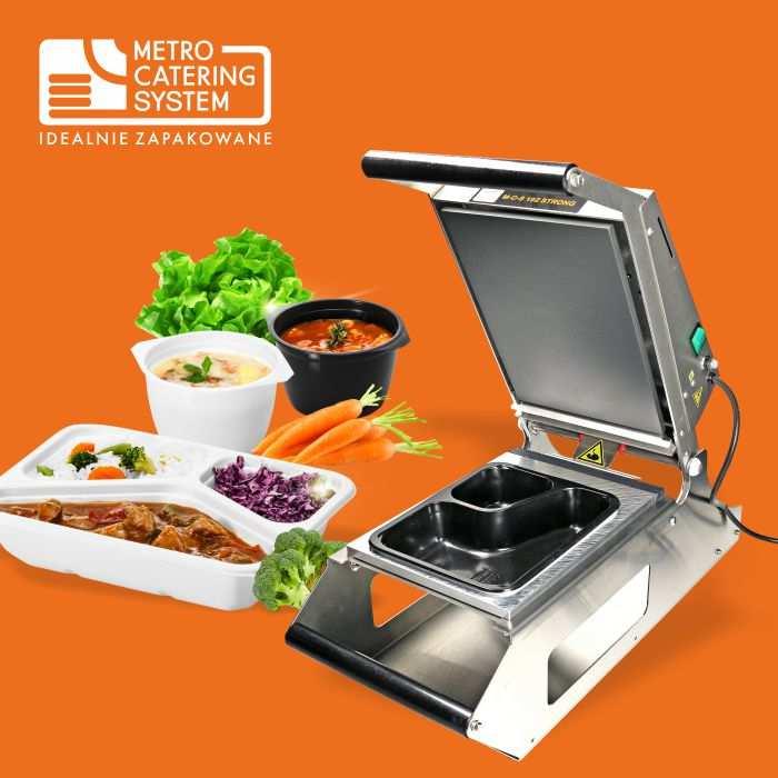 Metro-Catering-System Zgrzewarka M-C-S 192 STRONG Wykonana ze stali nierdzewnej, w standardzie wyposażona w elektroniczny