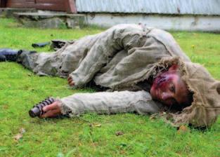 Zombie LARP : seria scenariuszy i gier fabularnych nawiązujących do filmów, gier i książek z serii The walking dead, Left for dead, Dying light, Resident evil oraz wielu innych.