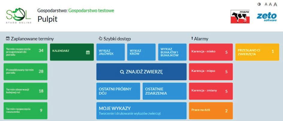 Polska Federacja Hodowców Bydła i Producentów Mleka Region Oceny Bydgoszcz z/s w Minikowie Kto i jak może korzystać z SOLa?