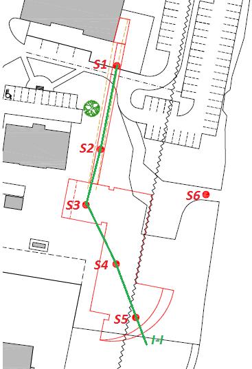 Mapa dokumentacyjna Zał. 2. Badania podłoża gruntowego w m. Tarnów, dz. nr 137/1.