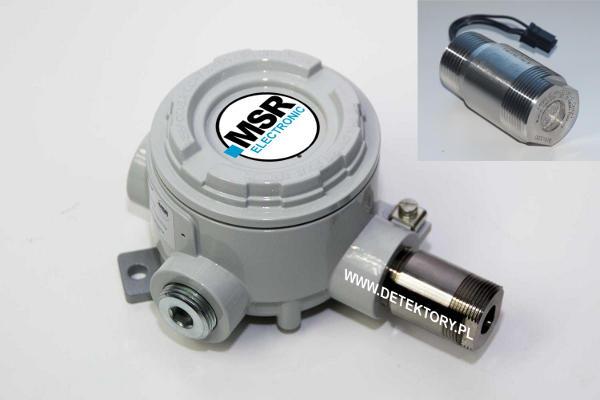 Sensor półprzewodnikowy dokonuje pomiaru dzięki materiałowi, który zmienia rezystancję kiedy zetknie się z gazem. Materiałem jest zwykle dwutlenek cyny SnO 2.