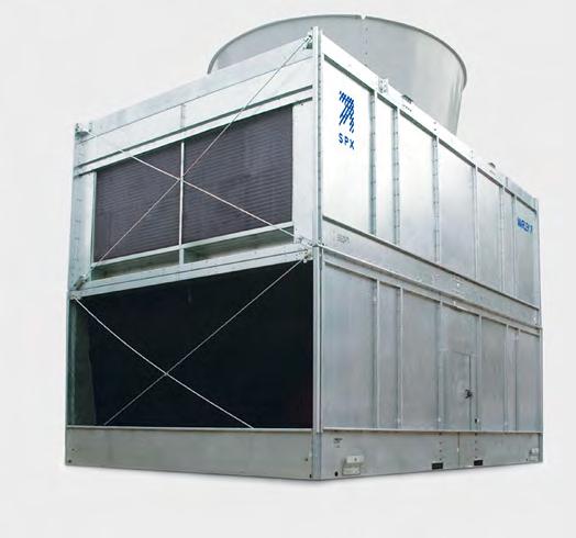 Chłodzenie wyparne HVAC Chłodnictwo Lekki i mały przemysł Procesy chemiczne, rafinerie Energetyka MARLEY WIEŻE CHŁODNICZE MODEL MD EVEREST Wstępnie skonfigurowana modułowa budowa wieży chłodniczej
