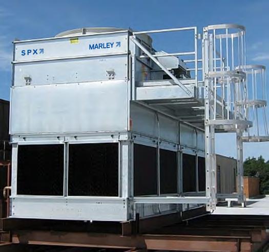 małych przestrzeni instalacyjnych. Standardowo fabrycznie zmontowana konstrukcja w wykonaniu ze stali galwanizowanej Z725. Moduły dostępne od 550 do 3394 kw na moduł.