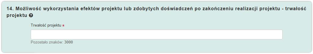 Można zamieścić w tym miejscu opis działań, które pomogą przedłużyć oddziaływanie efektów projektu, np.