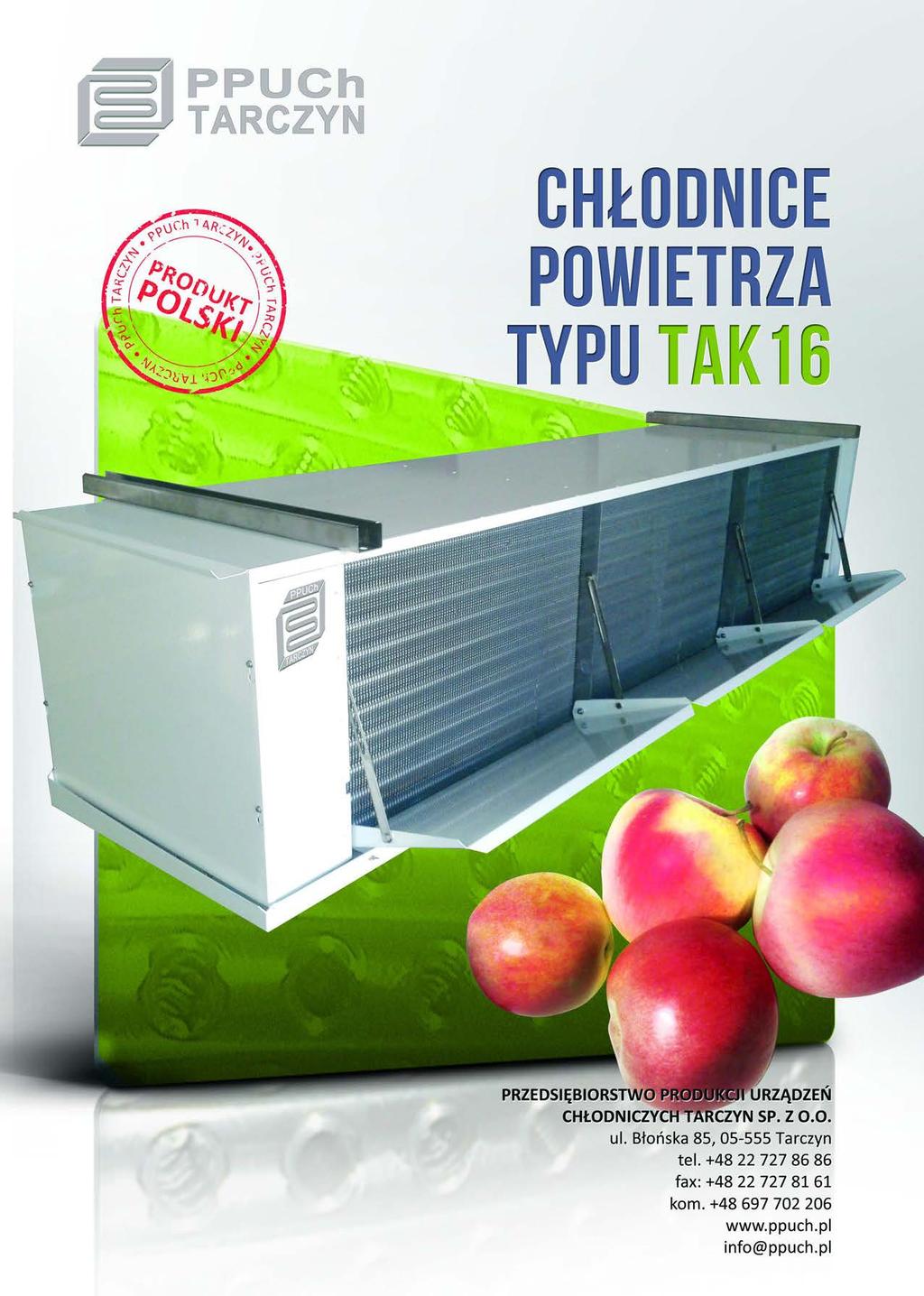 PPUCh TARCZYN CHŁODNICE POWIETRZA TVPU RZĄDZEŃ SP. ZO.O. ul.
