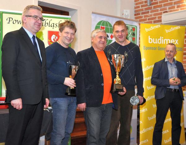 Kongresowy Turniej Par z cyklu Budimex Grand Prix Polski Par 2016 o Puchar Prezydenta Elbląga Witolda Wróblewskiego (165 par) 1. Przemysław Janiszewski Andrzej Jaszczak /MA 65.41 % 2.