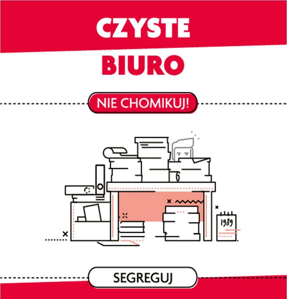 umieszczane w przestrzeni biurowej (na specjalnych ramkach).