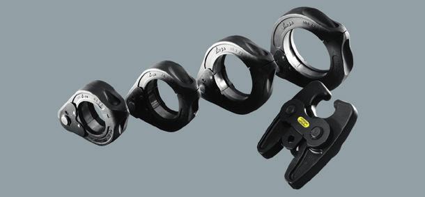Zestaw pierścieni zaciskowych Zestaw walizkowy 12-35 mm Z przegubowymi szczękami zaciskowymi P 1 Nie przedstawione na zdjęciu: 42-54 mm z Z2 Rys. W 8 Rys.