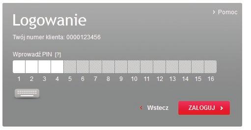 Podczas pierwszego logowania system poprosi Cię o ustanowienie hasła, którego będziesz używać przy kolejnych logowaniach do serwisu internetowego oraz podczas