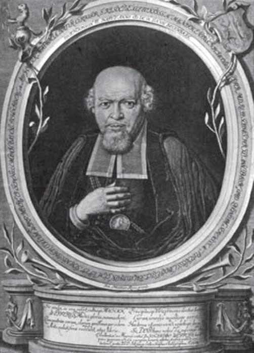 Rycina 2. Johann Jakob Wepfer (1620-1695) cyt. wg 11. Rycina 3. Herman Boerhaave (1668-1738) wygłasza wykład O porównaniu pewnych rzeczy w przyrodzie (1715 r.