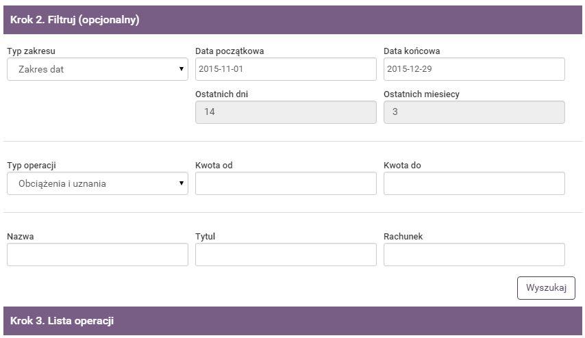 82 Historia Rysunek 10.4: Filtr wyszukiwania w Historii Rysunek 10.