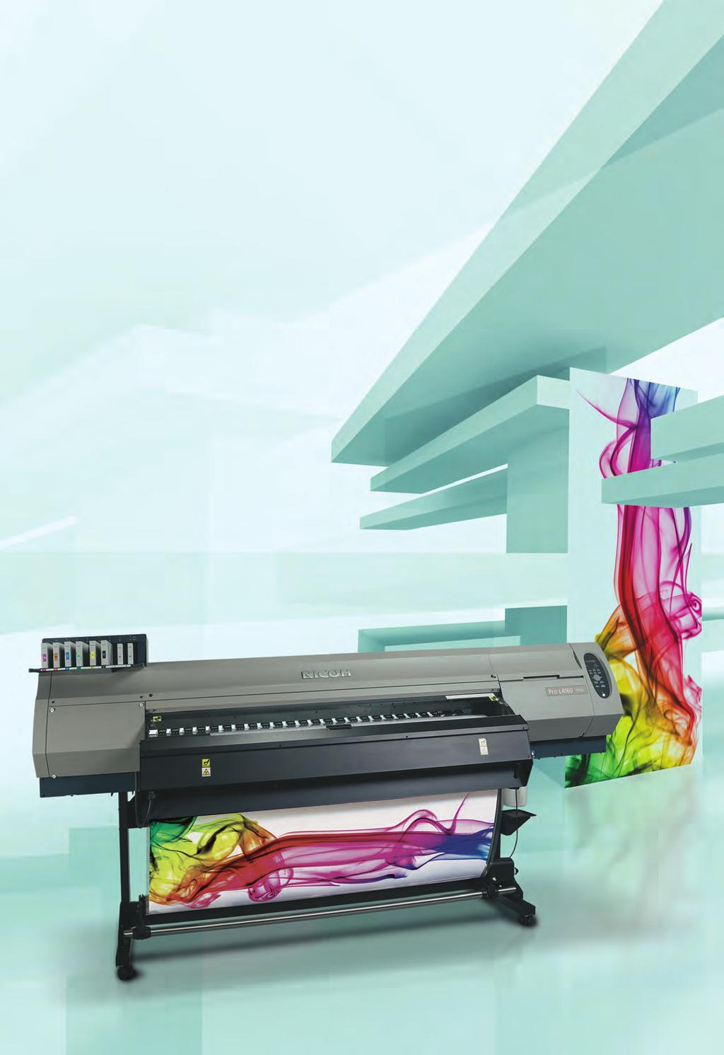 Wielkoformatowa drukarka z szeroką przestrzenią barwną. Czy chcesz rozwijać swój biznes w każdym kierunku? Dzięki nowej serii urządzeń Ricoh Pro L4100, możesz właśnie to zrobić.