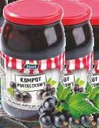 Konfitura z jagód 4,90 Borówka, Żurawina 3,39 konserwowe 680 g Wiśnie drążone 730 g Jabłka prażone 720 g w asort.