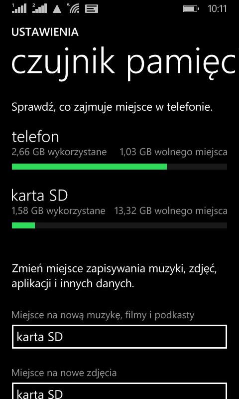 Największym problemem jest wbudowana pamięć na programy i pliki użytkownika. Została ona zmniejszona w stosunku do poprzedniego modelu z 8 do zaledwie 4 GB.