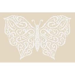 Zestaw z muliną - Zimowy motyl
