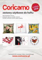 sklepu) oraz w postaci kanw z nadrukiem. Część oferty jest dostępna w postaci zestawów ze wzorem nadrukowanym na idzie 54/10 cm oraz samej aidy z nadrukowanym wzorem.