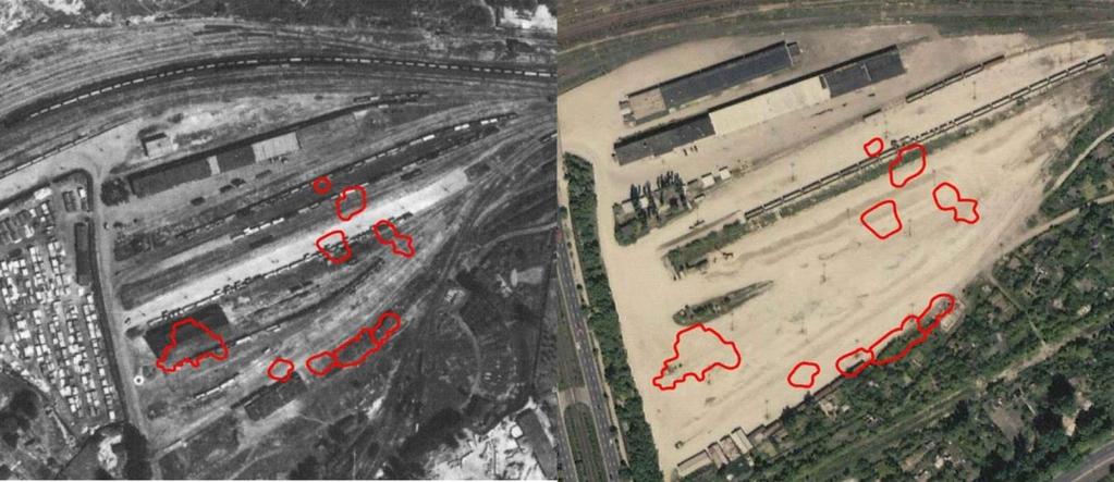 wszelkie historyczne materiały kartograficzne wskazujące na prowadzenie w danym miejscu działalności mogącej z dużym prawdopodobieństwem powodować historyczne zanieczyszczenie powierzchni ziemi, w