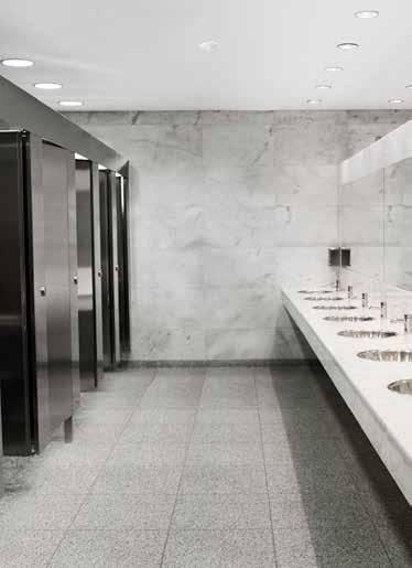 14 WC/umywalnia WC/umywalnia 15 Czujniki Lampy z czujnikiem ruchu W toaletach i umywalniach wykrywanie utrudniają kabiny i ścianki działowe.