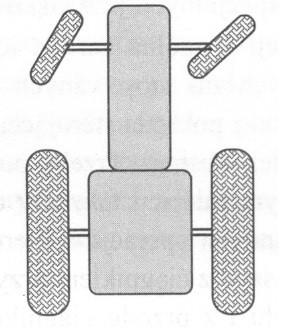 Ciągnik rolniczy z układem