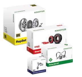 Schaeffler obsługując rynek części zamiennych branży motoryzacyjnej zapewnia stały dostęp do produktów czterech marek LuK, INA, FAG i Ruville oraz marki serwisowej REPXPERT z każdego miejsca na