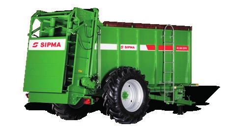 SIPMA RO 600 ZEFIR Zastosowane ogumienie gwarantuje małe opory toczenia i naciski na podłoże, umożliwia łatwiejszą pracę i przemieszczanie w wilgotnym terenie.