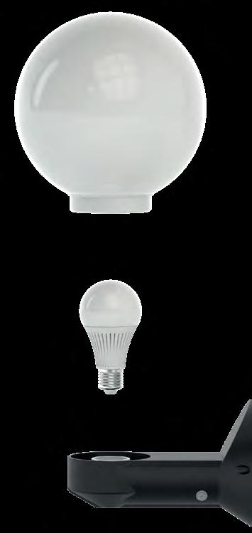 oprawy netto Rodzaj klosza 371037 Kinkiet K-3/CZ czarny Energooszczędne E-27